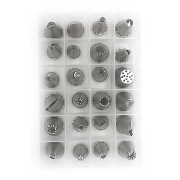 Decorating Tips/Nozzle Set 24 Pcs - bakeware bake house kitchenware bakers supplies baking