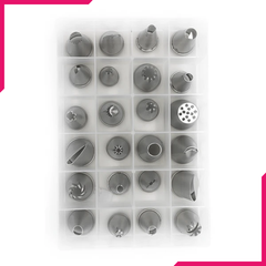 Decorating Tips/Nozzle Set 24 Pcs - bakeware bake house kitchenware bakers supplies baking