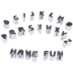 Cookie Cutters Steel ABC