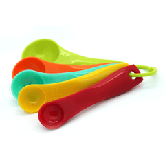 Measuring Spoons Colorful - bakeware bake house kitchenware bakers supplies baking