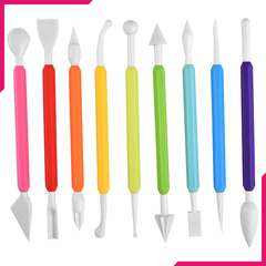 Modeling Tools Set 9 Pcs - bakeware bake house kitchenware bakers supplies baking