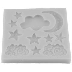 Moon Star Cloud Silicone Mold - bakeware bake house kitchenware bakers supplies baking