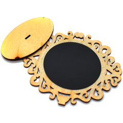 Wooden Chalk Board For Cake Decoration - bakeware bake house kitchenware bakers supplies baking