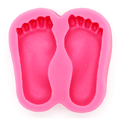 Pink Mould Feet - bakeware bake house kitchenware bakers supplies baking