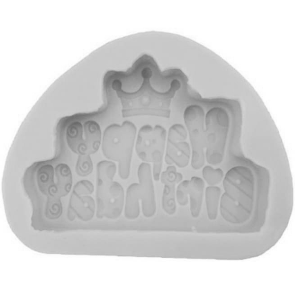 Happy Birthday Silicone Mold - bakeware bake house kitchenware bakers supplies baking