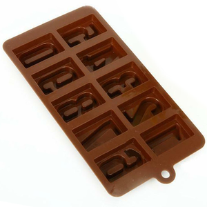 0-9 Numbers Silicone Chocolate Mold - bakeware bake house kitchenware bakers supplies baking