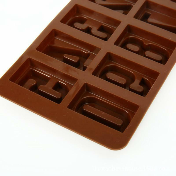 0-9 Numbers Silicone Chocolate Mold - bakeware bake house kitchenware bakers supplies baking