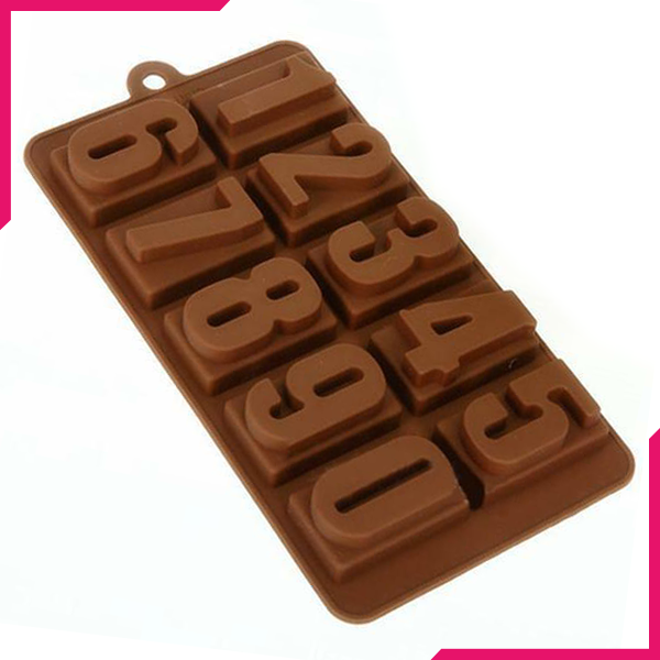 0-9 Numbers Silicone Chocolate Mold - bakeware bake house kitchenware bakers supplies baking