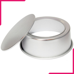 Cake Pan Silver Removable Lid 5 Inches - bakeware bake house kitchenware bakers supplies baking