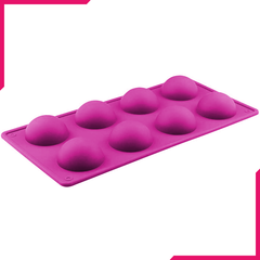 Silicone Mold Half Sphere 8 Cavity - bakeware bake house kitchenware bakers supplies baking