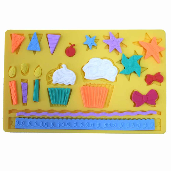 Silicone cupcake silicone fondant mold - bakeware bake house kitchenware bakers supplies baking