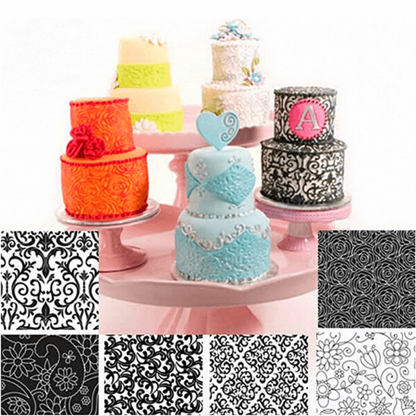 Floral Texture Sheet - bakeware bake house kitchenware bakers supplies baking