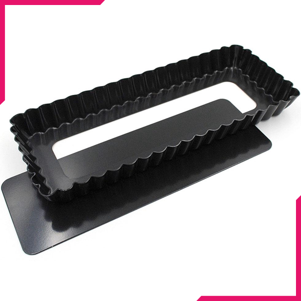 Pie Pans Removable Lid Rectangle Shaped - bakeware bake house kitchenware bakers supplies baking