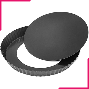 Pie Pans Removable Lid Large 26 cm - bakeware bake house kitchenware bakers supplies baking