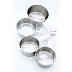 Measuring Cup Set Steel - bakeware bake house kitchenware bakers supplies baking
