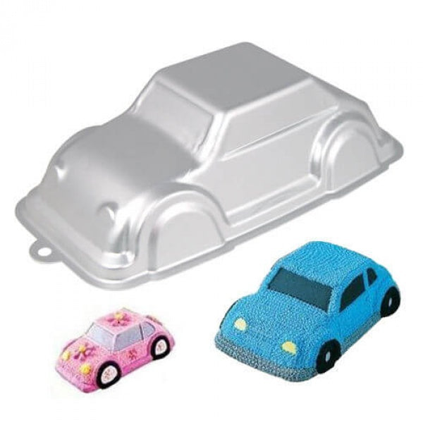Silver Cartoon Car Cake Mold - bakeware bake house kitchenware bakers supplies baking