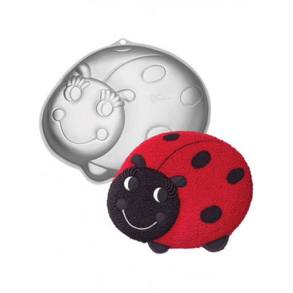 Silver Cartoon Lady Bug Cake Mold - bakeware bake house kitchenware bakers supplies baking