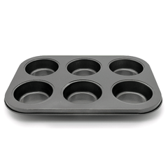 Muffin Tray 6 Muffins (Plain) - bakeware bake house kitchenware bakers supplies baking