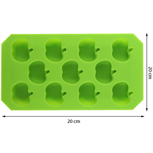 Silicone Ice Mold Apples 11 Cavity - bakeware bake house kitchenware bakers supplies baking