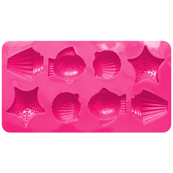 Silicone Ice Mold Sea Shell Fish - bakeware bake house kitchenware bakers supplies baking