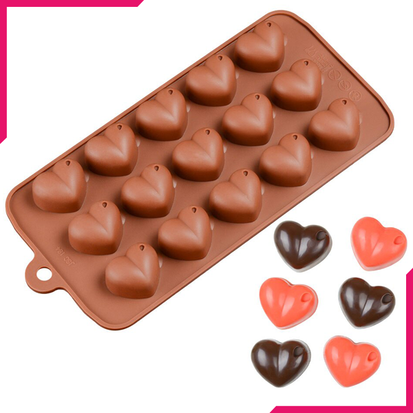 Chocolate Molds Heart Shape - bakeware bake house kitchenware bakers supplies baking