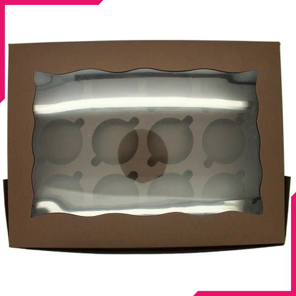 Cupcake Box - 12 Cupcake - bakeware bake house kitchenware bakers supplies baking