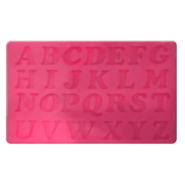 Uppercase Alphabet Silicone Mold