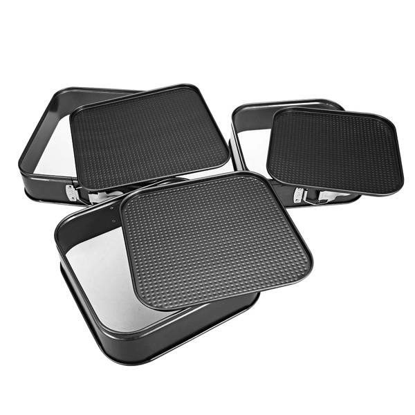 Cakepan Set Square 3 Pcs - bakeware bake house kitchenware bakers supplies baking