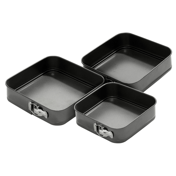 Cakepan Set Square 3 Pcs - bakeware bake house kitchenware bakers supplies baking