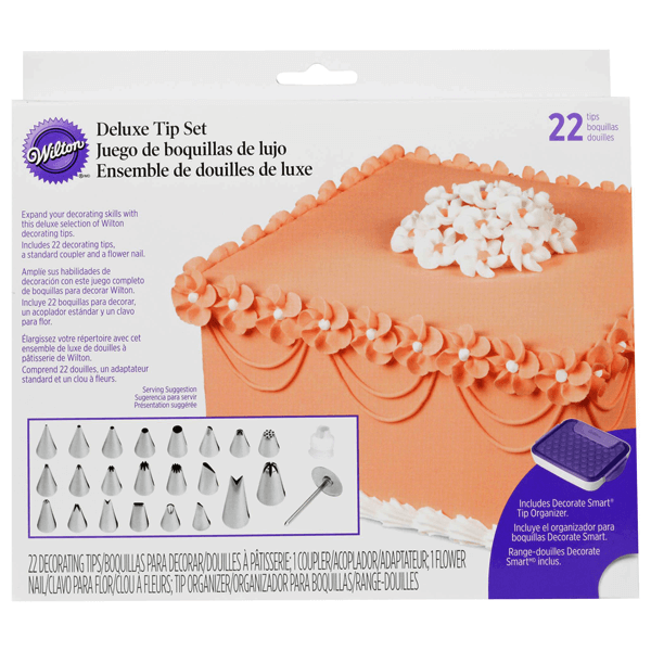 Wilton Deluxe Tip Set - 22pcs - bakeware bake house kitchenware bakers supplies baking