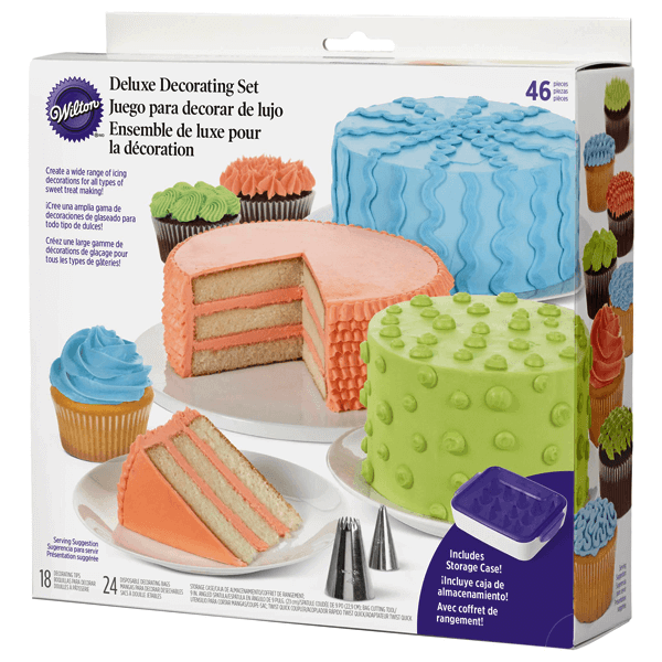 Wilton Deluxe Decorating Set - 46pcs - bakeware bake house kitchenware bakers supplies baking