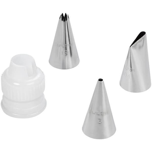 Wilton Tip and Coupler Set=4pcs - bakeware bake house kitchenware bakers supplies baking