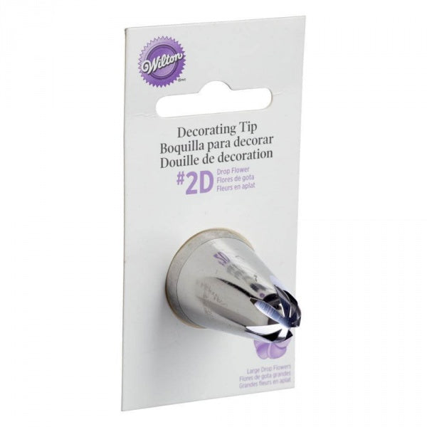 Wilton Drop Flower LG Decorating Tips#2D C - bakeware bake house kitchenware bakers supplies baking