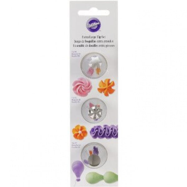 Wilton Extra Large Tip Set=3pcs - bakeware bake house kitchenware bakers supplies baking