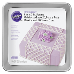 Wilton Performance Pans Square Pans  8" x 2" - bakeware bake house kitchenware bakers supplies baking