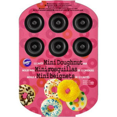 Wilton 12 Cavity Mini Doughnut Pan - bakeware bake house kitchenware bakers supplies baking