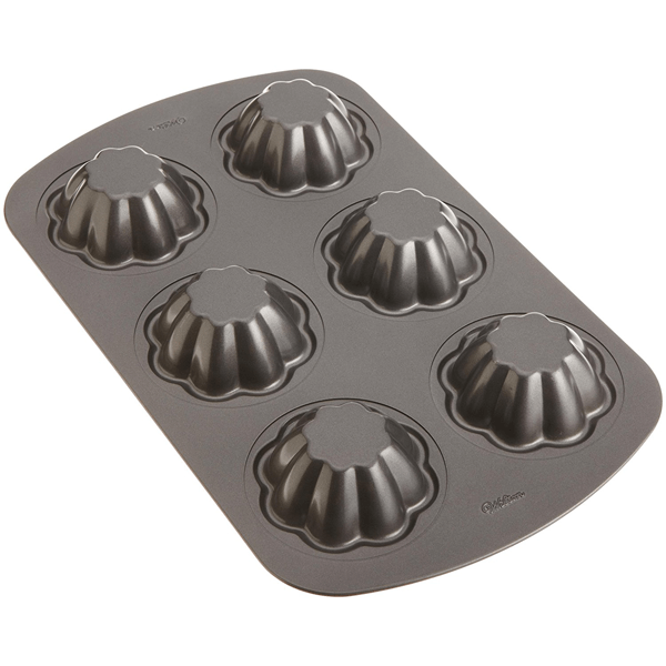 Wilton 6 Cavity Non-Stick Ice Cream Cookie Pan - bakeware bake house kitchenware bakers supplies baking