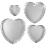 Wilton Decorator Preferred Heart Pan Set - 4pcs - bakeware bake house kitchenware bakers supplies baking