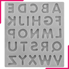 Silicone Alphabets Fondant Mold - bakeware bake house kitchenware bakers supplies baking