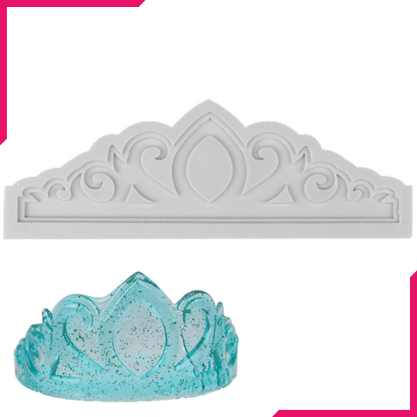 Silicone Fondant Mold Crown - bakeware bake house kitchenware bakers supplies baking