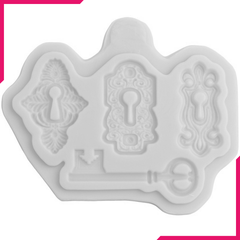 Keys Lock Silicone Mold - bakeware bake house kitchenware bakers supplies baking