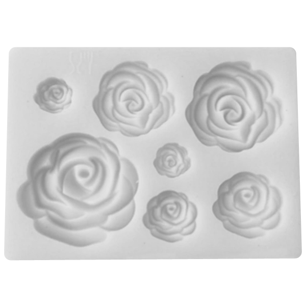 Rose Flowers Silicone Mold - bakeware bake house kitchenware bakers supplies baking
