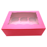 Pink Cupcake Box - 6 cupcakes - bakeware bake house kitchenware bakers supplies baking