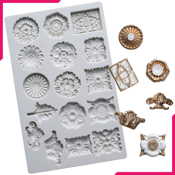 Silicone Fondant Mold Flowers - bakeware bake house kitchenware bakers supplies baking