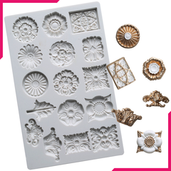 Silicone Fondant Mold Flowers - bakeware bake house kitchenware bakers supplies baking
