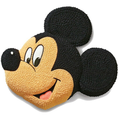 Silver Cartoon Cake Mould - Mickey - bakeware bake house kitchenware bakers supplies baking