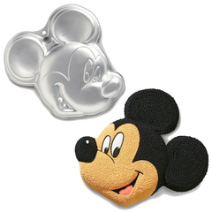 Silver Cartoon Cake Mould - Mickey - bakeware bake house kitchenware bakers supplies baking