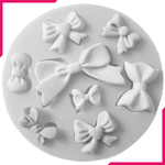 Mini Bows Silicone Mold 8 Cavity - bakeware bake house kitchenware bakers supplies baking