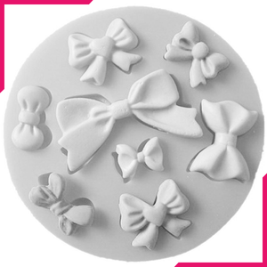 Mini Bows Silicone Mold 8 Cavity - bakeware bake house kitchenware bakers supplies baking