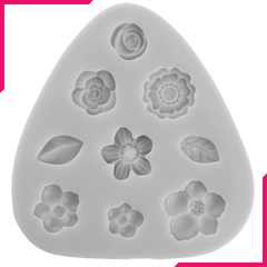 Flower and Leaves Silicone Mold - bakeware bake house kitchenware bakers supplies baking